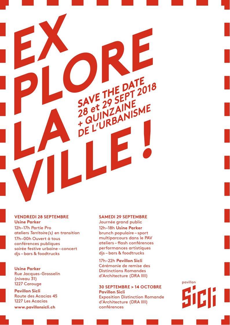 Explore la ville - Affiche